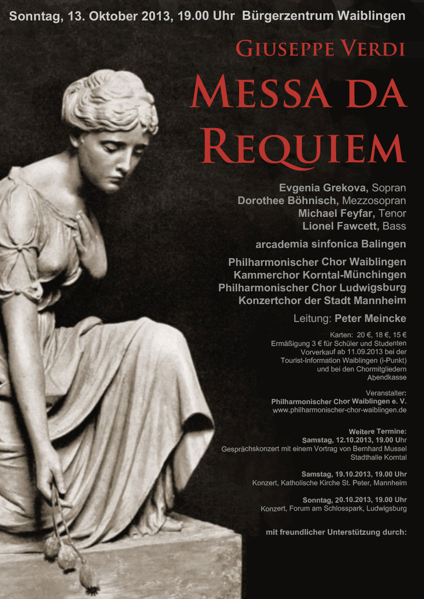 2013 – Verdi – Messa Da Requiem