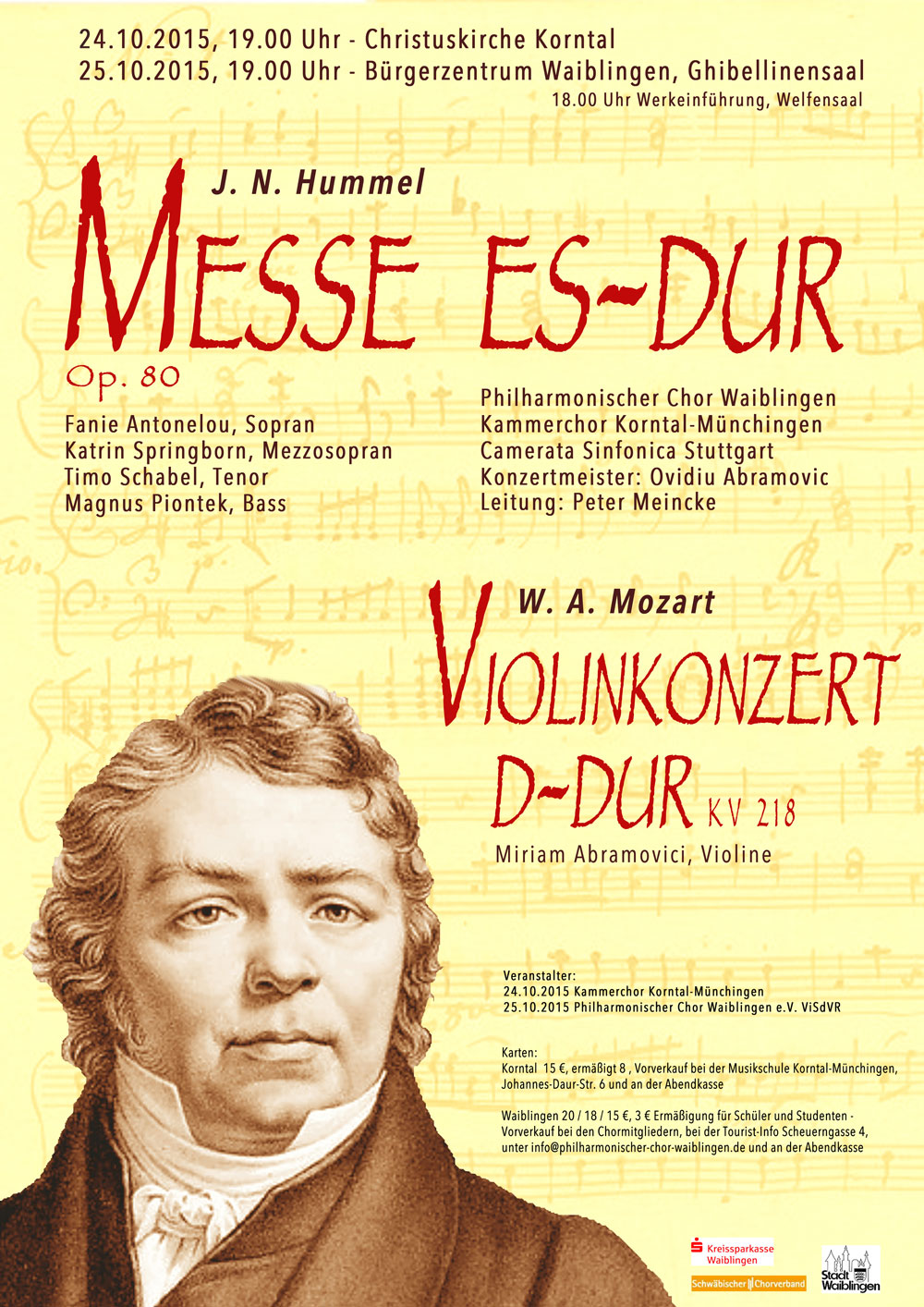 2015 – Messe Es-Dur Hummel